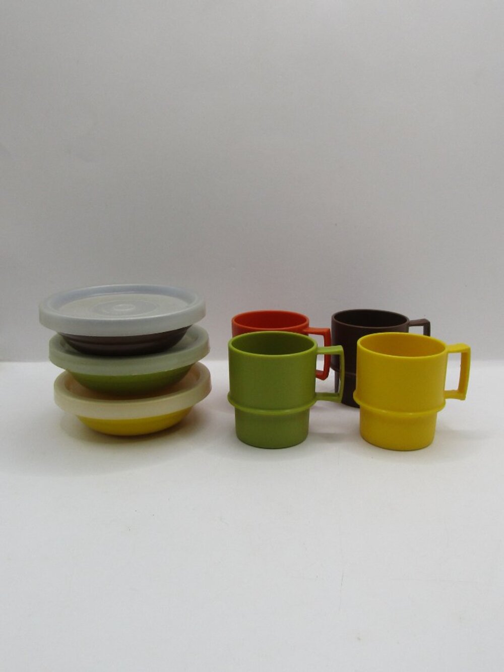 Lot of 10 Piece Tupperware Toy Dishes